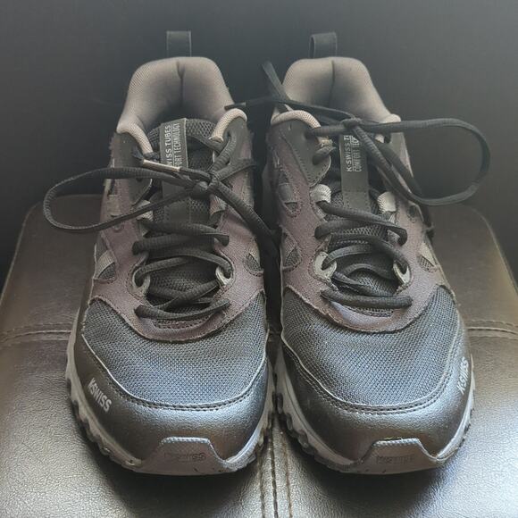 K Swiss Men's Tubes 200 Trail Comfort Black Running Sneakers - Picture 2 of 5